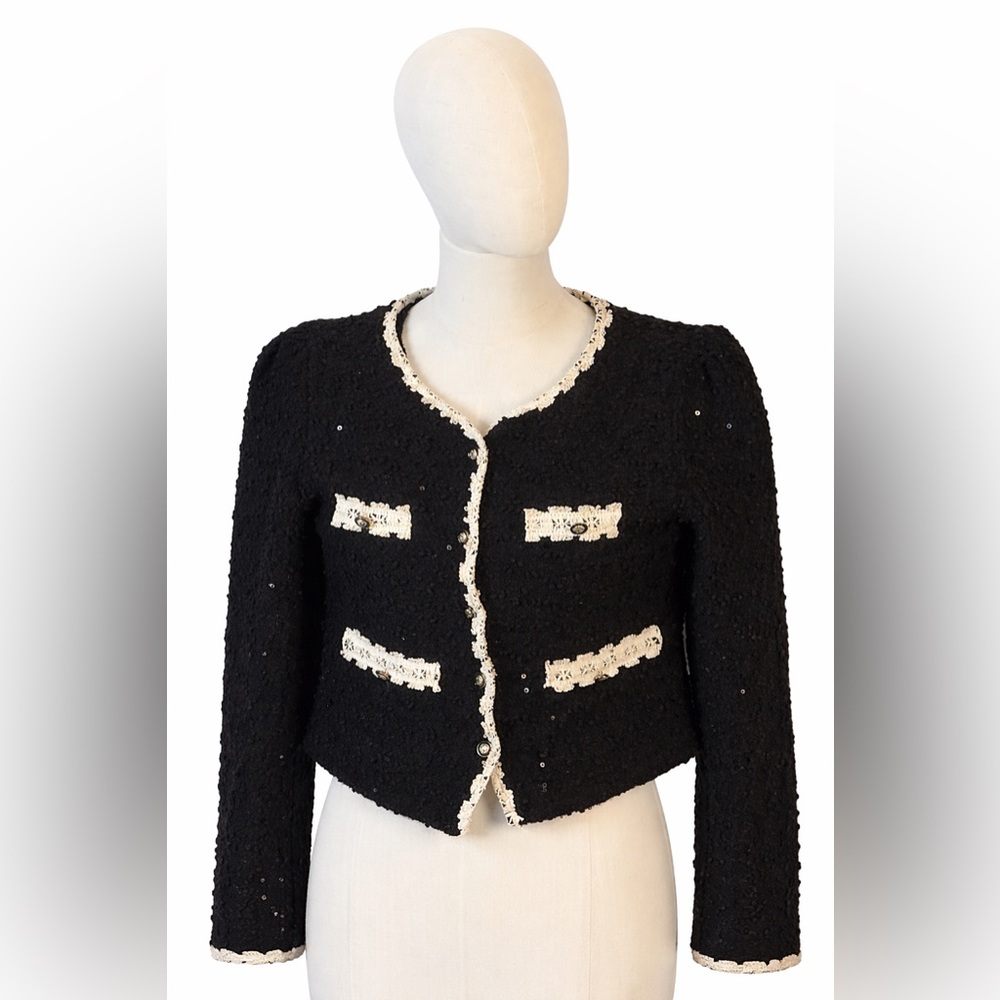 ✨ Courage b Sparkly Bouclé Jacket | Tag L (Fits Small) ✨